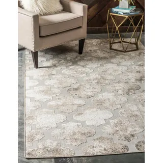 Myflair Möbel & Accessoires Teppich »Outdoor Cloud Crosses, LAGERRÄUMUNG", rechteckig 4 mm Höhe Flachgewebe, Hoch-Tief Effekt, In- und Outdoor geeignet,