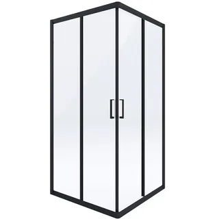 Deante Quadratische Duschkabine 90 Cm - Black / Transparent - One Size