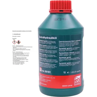 1 L FEBI BILSTEIN HYDRAULIKÖL GRÜN ZENTRALHYDRAULIK SERVO NIVEAUREGULIERUNG