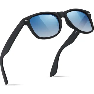Polarisierte Sport-Sonnenbrille Schwarz UV400 Retro Vintage Classic Bequeme Sonnenbrille Uni Outdoor-Aktivitäten