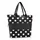 E1 Shopper Synthetik Dots White