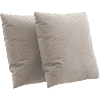 Sofakissen HOME AFFAIRE "Innovid", grau (elefant), B:50cm H:50cm T:10cm, 100% Polyester, Polsterauflagen, Sofakissen, 2er Kissen-Set wahlweise in zwei Größen