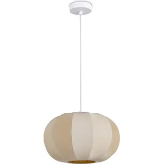 Hängelampe Pendellampe Wohnzimmer Schlafzimmer Esszimmer Modern Nylon E27 - Beige