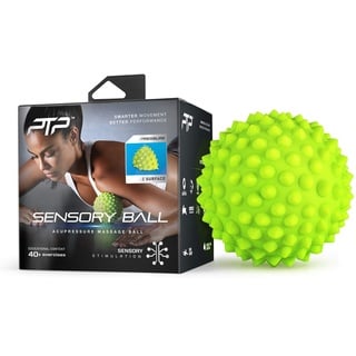 PTP Unisex – Erwachsene Sensory Massageball, grün, OS