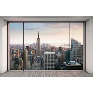 Komar Vliestapete , Multicolor , Skyline , 400x260 cm , Fsc , Tapeten & Wandverkleidungen, Vliestapeten