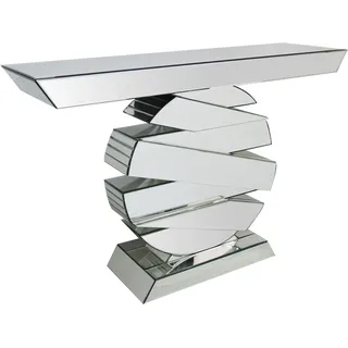SalesFever Eleganter Beistelltisch Konsolentisch 35,5x80x119 cm silber