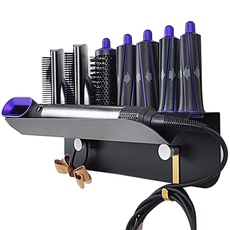 KEESIN Hair Curling Wandhalterung, Veranstalter Ständer Lagerregal für Dyson Airwrap Styler Lockenwickler und 7 Lockenfässer