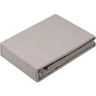 STOF Spannbettlaken, Größe 180 x 200 cm – 100% Bio-Baumwolle – Qualität – Öko-Tex – Farbe Leinen – Modell Horizon – Bettwäsche für zu Hause – weich und bequem