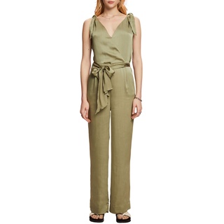 ESPRIT Damen 053EO1L306 Overalls, 345/LIGHT Khaki, 32