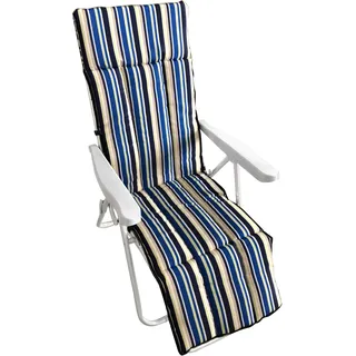 Linea Garden Friend Ischia Sessel blau gestreift