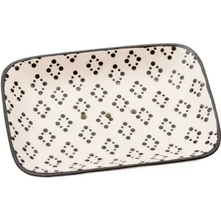 La Savonnerie de Nyons - Seifenschale rechteckig schwarz 1 St