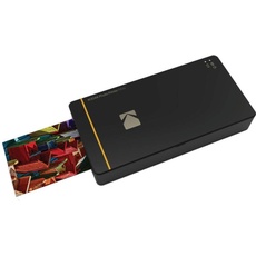 Kodak Mini-Mobil W-LAN & NFC 4.7 x 7,5 cm Fotodrucker mit fortgeschrittener Sublimations-Tintendrucktechnologie & Fotokonservierungsschicht (Schwarz) Kompatibel mit Android & iOS.
