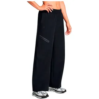 Under Armour Unstoppable Woven Wide Leg Hosen - Black / Black - XS