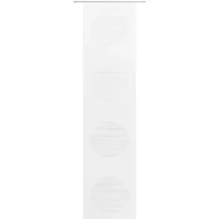 Schiebegardine NEUTEX FOR YOU "Padova" Gr. 1, weiß (wollweiß), B:57cm H:145cm, Scherli, Polyester, Gardinen, Schiebegardine, inkl. Befestigungszubehör, Halbtransparent, Sauberer Abschluss, modern