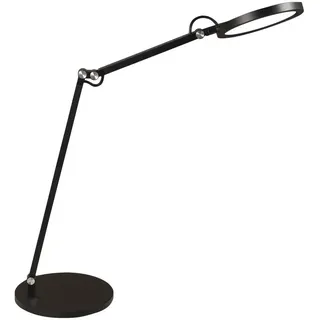 Led-Schreibtischleuchte , Schwarz , Kunststoff , 80 cm , DIN EN ISO 9001 , drehbar, schwenkbar, Farbtemperaturwechsler , Lampen & Leuchten, Innenbeleuchtung, Tischlampen, Schreibtischlampen