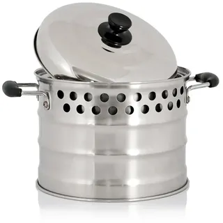 BBQ-Toro Grilltopf Ø 24 cm Edelstahl silber