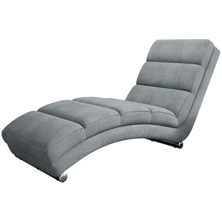 Mirjan24 Relaxliege Holiday Textil 62 x 84 x 180 cm Grau