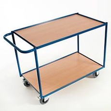 Tischwagen, Ladefl. L1000 x B600 mm, 2 Etagen
