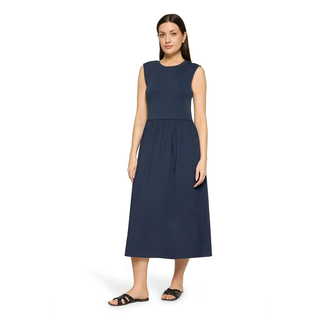 Bodykleid CARTOON "Casual-Kleid mit Eingrifftaschen", Damen, Gr. 42, EURO, beige (overture), Obermaterial: 71% Baumwolle CO. 25% Polyamid PA. 4% Elasthan EL., Kleider Bodykleid