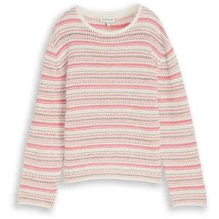 Tom Tailor Pullover Pink Beige Stripe 2XL