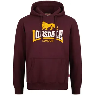 Lonsdale Thurning Hoodie Rot S