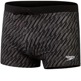 Speedo Herren Valmilton Aquashort | Schwimmbekleidung für den Urlaub Schwimmbekleidung, Schwarz/Grau, 38/15