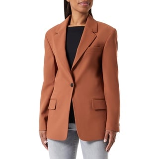 HUGO Damen Agura Jacket, Open Brown244, 38 EU