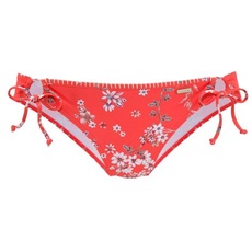 Bild Bikini-Hose »Ditsy«, mit seitlichen Bindebändern und Häkelkante, orange
