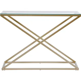 Jahnke XTRA CONSOLE Konsolentisch 100 x 30 x 76 cm gold