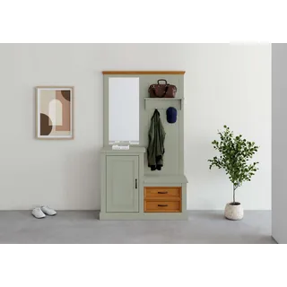 Home Affaire Kompaktgarderobe Selma 110 x 35 x 195 cm Grün