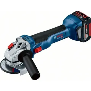 Bosch GWS 18V-10 inkl. 2 x 5,0 Ah + Koffer