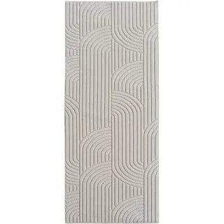 Ayyildiz Helix 2201 Kurzflorteppich 80 x 250 cm Creme