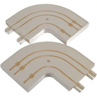 LIEDECO Rundbogen 3 läufig-läufig Fixmaß weiß, weiß