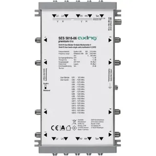 Axing SES5816-06 Einkabel-Multischalter II, 5 in 8 x 16 SES581606 SES 5816-06