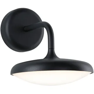 Paulmann Außenwandleuchte Aluminium rund 180x250mm 10W 900lm IP44 anthrazit