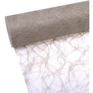 Deko AS GmbH Sizoweb Tischband walnuss 30 cm Rolle 25 Meter - 64-300-25-039