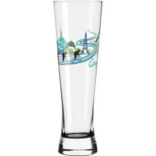 RITZENHOFF Bierglas - 396 ml - Made in Germany | Artikelnr. 8261006, Serie Radsport, 1 Bierglas 396 ml, Kristallglas, spülmaschinenfest