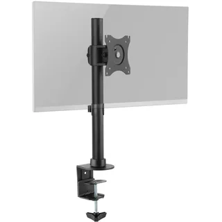 Ricoo Monitor Halterung Tisch, VESA Tischhalterung für 12-27 Zoll, Monitorhalterung 1 Monitor Arm TS7011, Bildschirmhalterung Monitorarm Bildschirm Halter Monitorhalter, Arme für Computermonitore