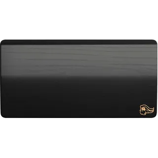 Glorious Gaming Wooden Mouse Wrist Rest - Weiße Esche, mittelgrobe Maserung, glatte Oberfläche, schweiß- und ölbeständig, leicht zu reinigen, rutschfeste Gummibasis, 200 x 100 x 19mm - Onyx