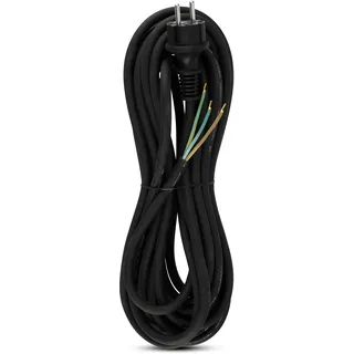 REV Ritter REV Zuleitung - Ersatzkabel für den Außenbereich, 10m Zuleitung (H07RN-F 3G1,5 mm2), Stromkabel mit Stecker, 3680W, IP44 - schwarz