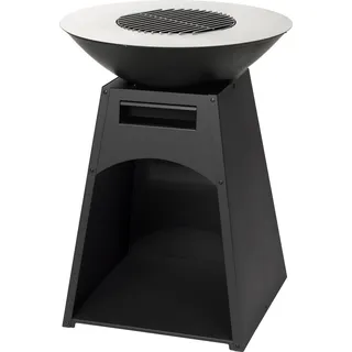 tepro Plancha Säulengrill Waco Holzkohlegrill, 60 cm Durchmesser - Schwarz