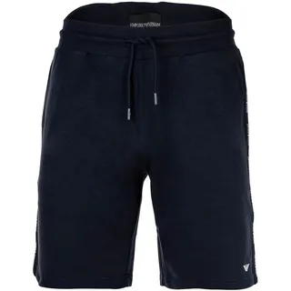 Emporio Armani Shorts EMPORIO ARMANI "Shorts BASIC TERRY", Herren, Gr. XL, N-Gr, blau, Obermaterial: 75% Baumwolle CO. 25% Polyester PES., Hosen Shorts