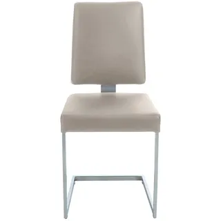 K+W Komfort & Wohnen Freischwinger () stabiles Hochkantgestell, in Leder oder Microfaser