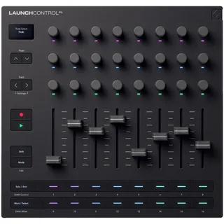 Novation Launch Control XL 3 – USB-Stromversorgung, MIDI-Bedienoberfläche und Mixer für DAW- und Hardware-Integration mit 8 Fadern, 24 Endlosdrehreglern, 5-Pin-MIDI-E-A und Musiksoftware-Bundle
