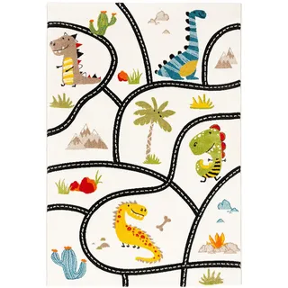 Pergamon Kinder Teppich Maui Kids Dino Strassenteppich , Textil , 160x230 cm , Teppiche und Böden, Teppiche, Kinderteppiche