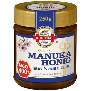 bihophar honig BIHOPHAR – Manuka Honig aus Neuseeland 400+ MGO I 250 g Honig
