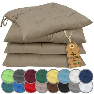 NatureMark Stuhlkissen 40 x 40 cm Beige