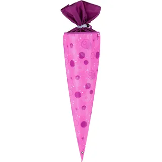 Schultüte MCNEILL "Schultüte, Pinky", Kinder, Gr. B/H/L: 70cm, pink (pinky), Polyester, Papierdekoration Schultüte