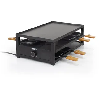 Princess Raclette 8 Personen 1300 W Schwarz