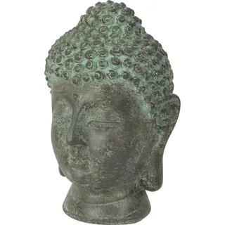 Dekofigur Buddha Grau Antik 9 cm x 15 cm